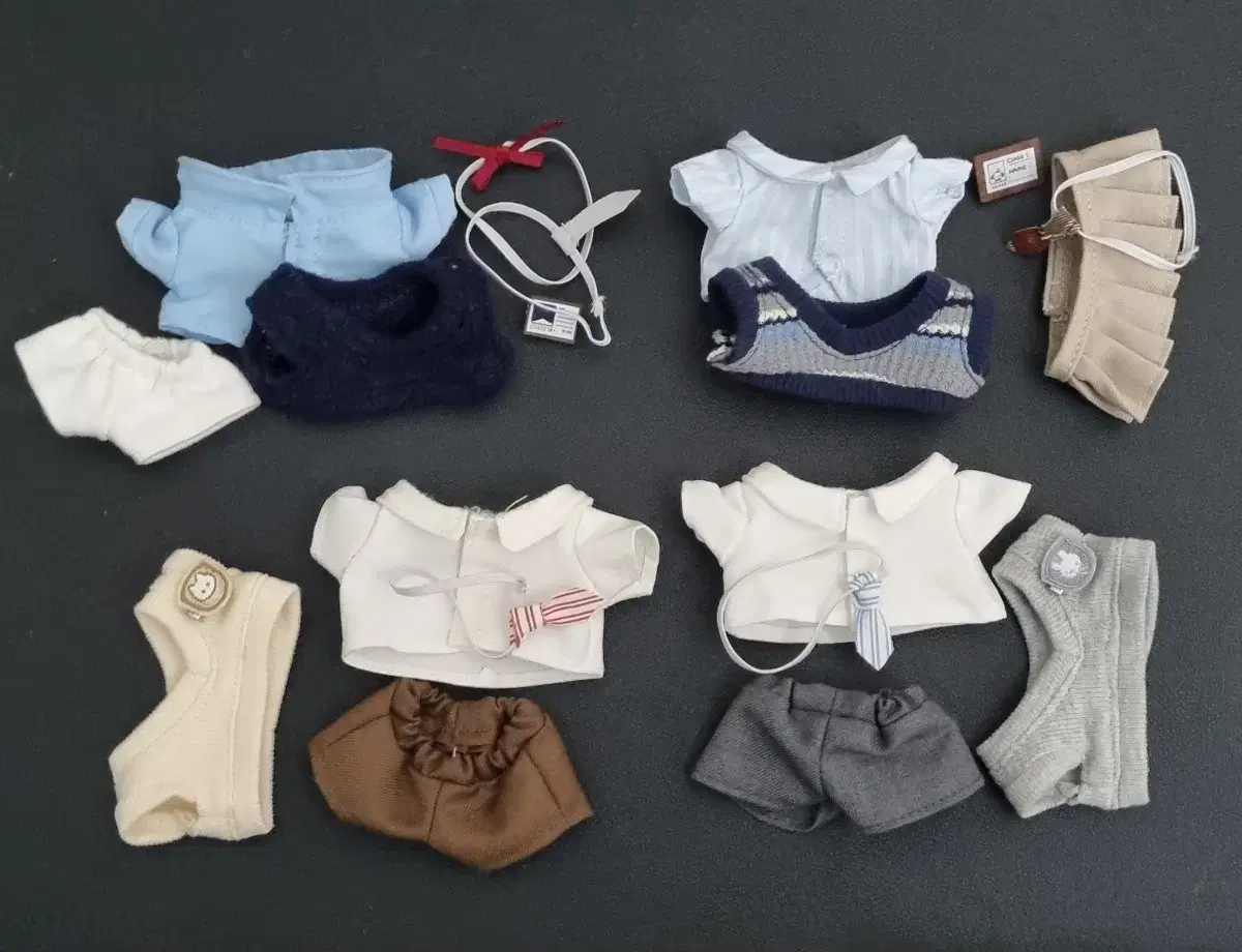 솜깅 10cm 인형옷 옷장 애니멀 스쿨룩 교복 학급일지 무속성
