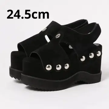 JEFFREY CAMPBELL 백 벨트 통굽 샌들