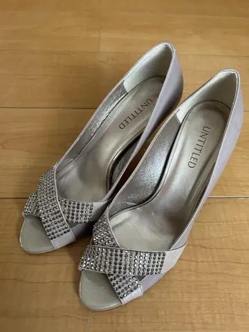UNTITLED 오픈토 펌프스 24cm 포멀 결혼식