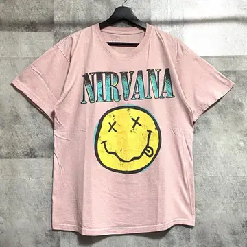 NIRVANA 너바나 티셔츠 스마일 티셔츠