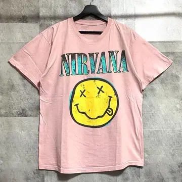 NIRVANA 너바나 T셔츠 스마일 T셔츠 레어 컬러