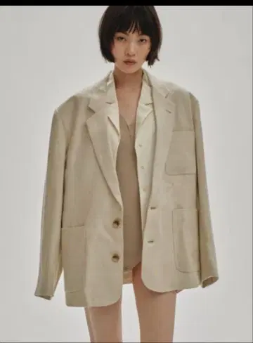 남자친구 리넨 재킷