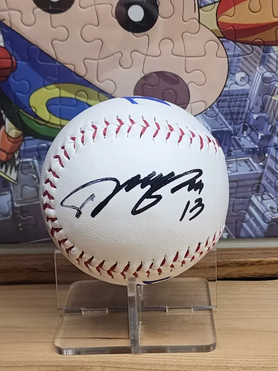Samsung Lions Lee Sungkyu Logo Ball Autographed Ball