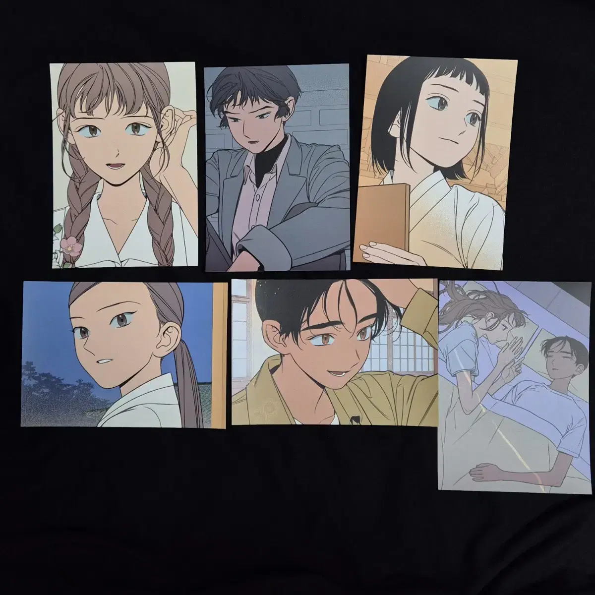Naver Webtoon Jeongnyeoni Postcard 6-Piece Set