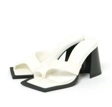 melt the lady moon cut mule 37 화이트