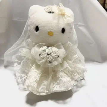 키티 봉제 인형 웨딩