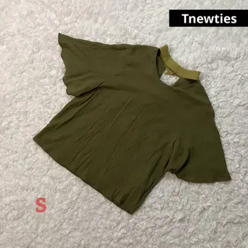 Tnewties 셔츠 반팔 여성용 카키