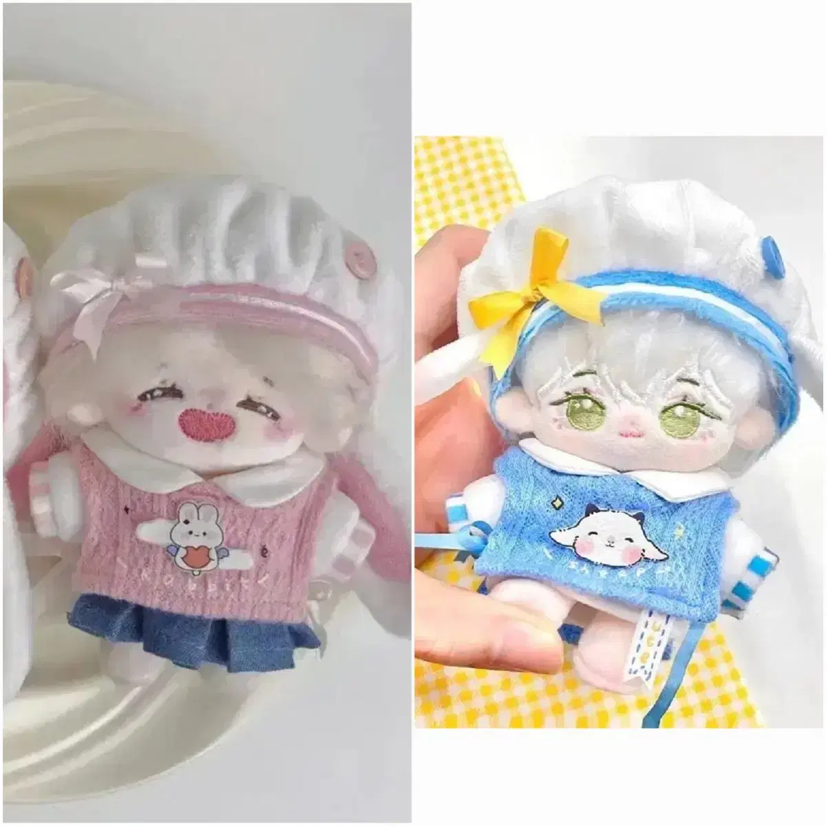 솜깅 10cm 인형옷 옷장 아기양학사 아기토끼학사 무속성