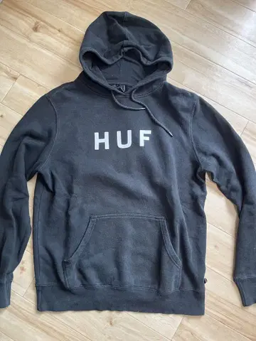 HUF 후드티 블랙 M 사이즈