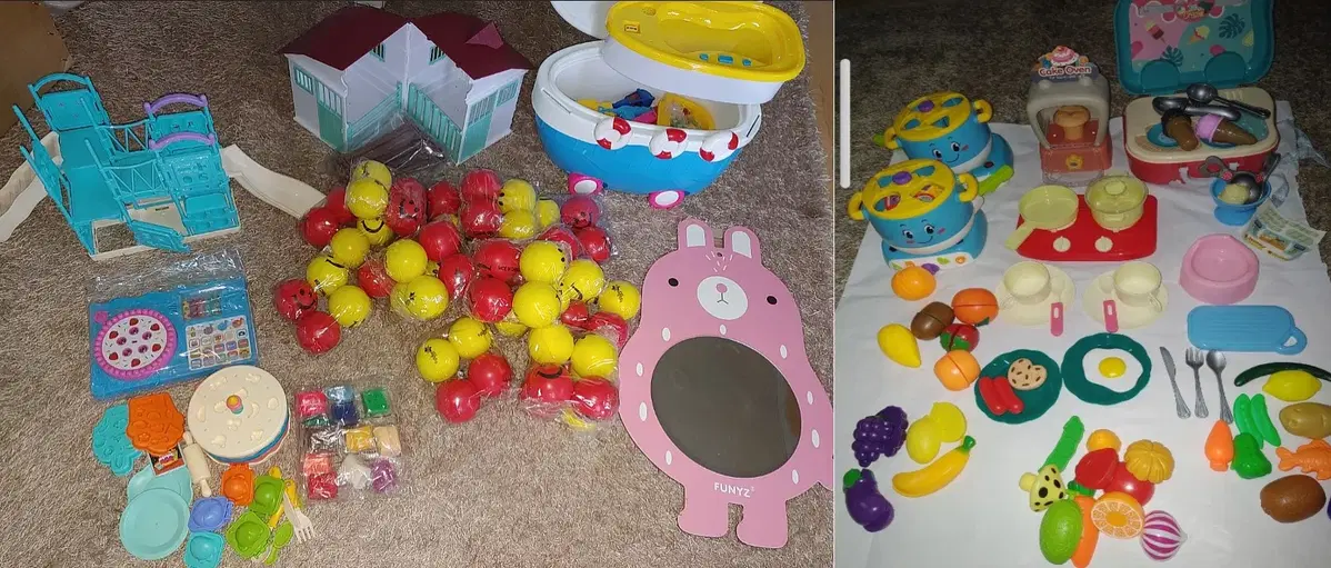 Children's Toys Kitchen Pretend Play Set etc. bulk