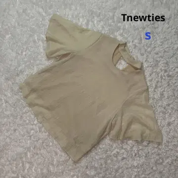 Tnewties 셔츠 반팔 여성용 베이지