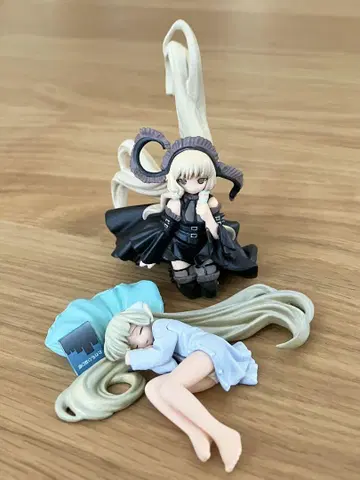Chobits 쵸비츠 치이 피규어 잘 자요 블랙 치이 2종 세트