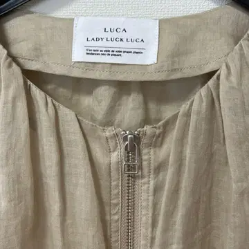 LUCA/LADY LUCK LUCA 개더 시어 블루종 린넨