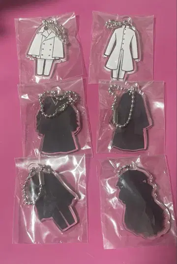 흠집 의상 아크릴 키링