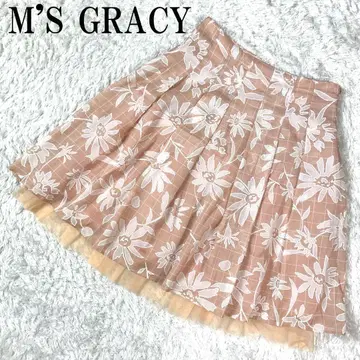 M'S GRACY 엠즈 그레이시 플레어 스커트 핑크 38 B7967