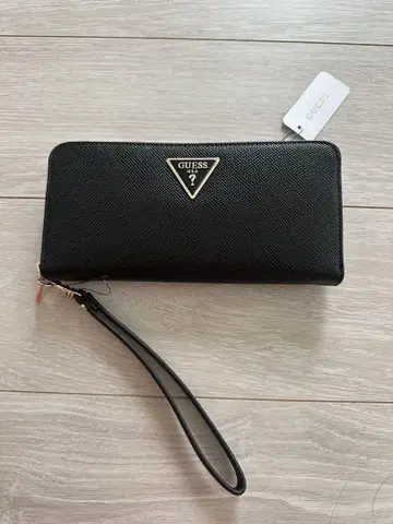 GUESS 블랙 장지갑 미국 구매 미사용 게스 타미힐피거