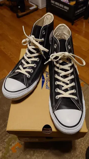 CONVERSE LEATHER ALL STAR HI 스니커즈 컨버스