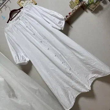 레이빔즈 셔츠 원피스