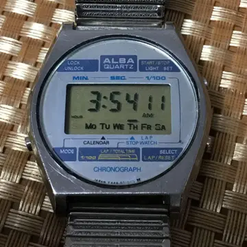 레어! ALBA Y448-6010 남성용 손목시계