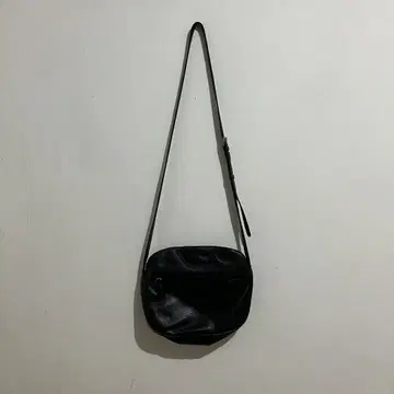천연 가죽 블랙 원형 사코슈