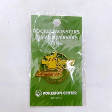 포켓몬 5주년 기념 핀즈 피카츄 피츄 미개봉