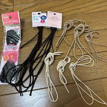 다이소 헤어 밴드 세트 (블랙, 브라운, 베이지)