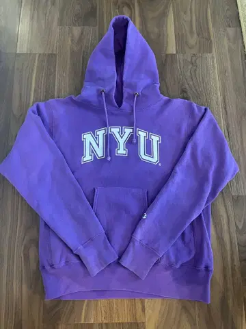 챔피온 리버스 위브 NYU 빨간색 택
