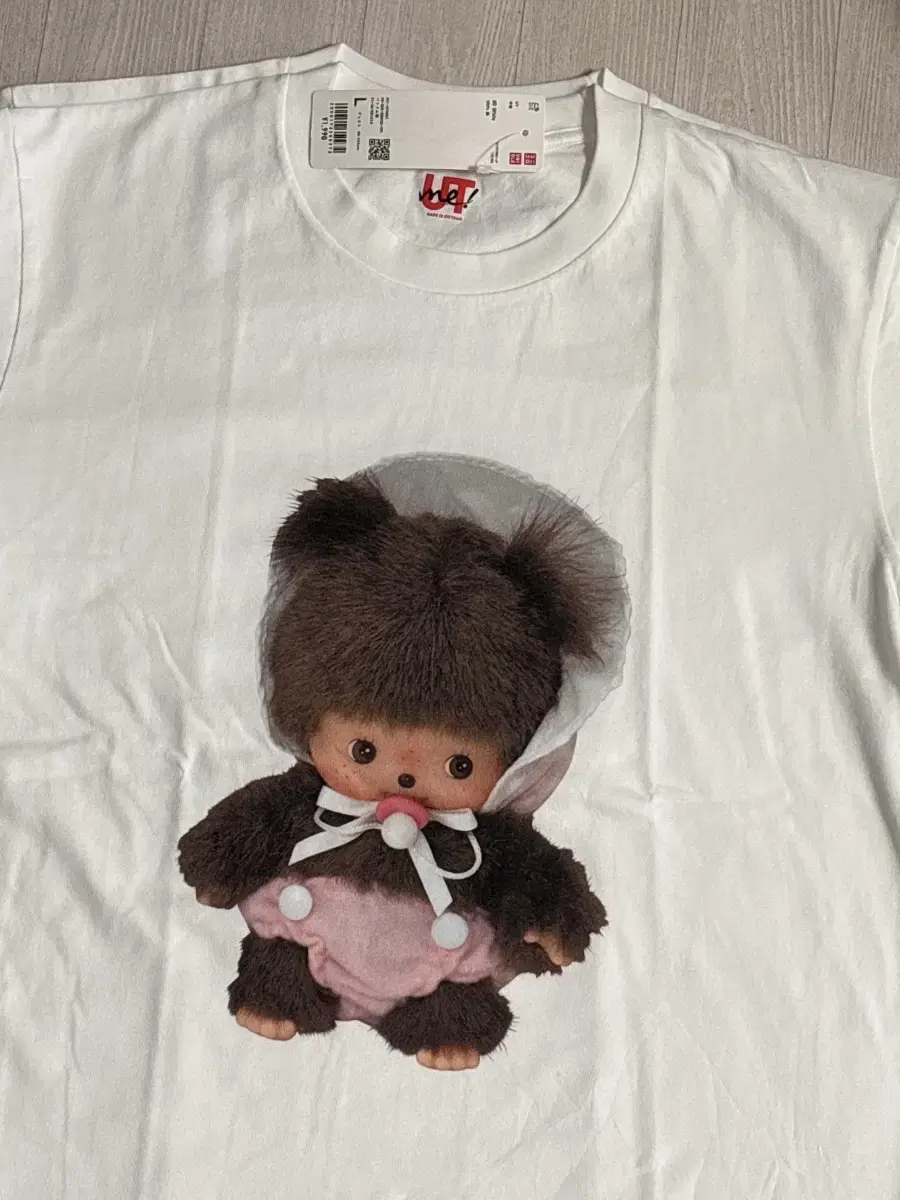 (New product) Monchhichi Bebichhichi Uniqlo Custom Short Sleeve T-shirt L