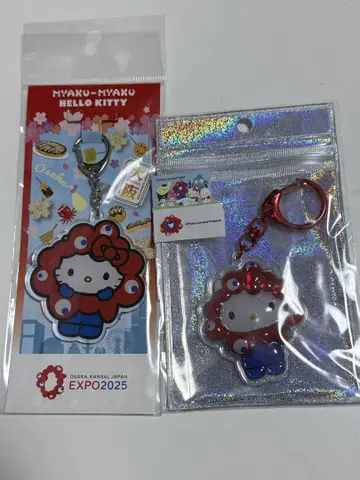헬로키티 EXPO2025 산리오 밈쿠밈쿠 아크릴 키링