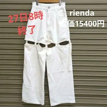 rienda 슬래시 레그 데님 정가 15400엔 여성용 26