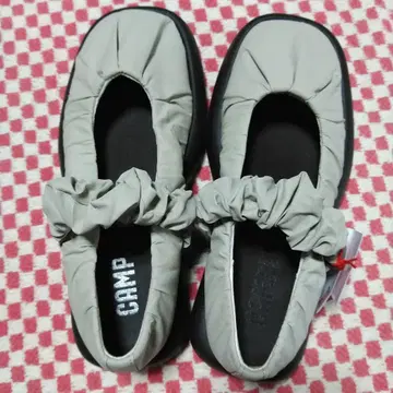 CAMPER ONDA 플랫 슈즈 36 그레이