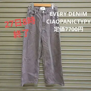 EVERY DENIM CIAOPANICTYPY 배기 데님 정가 7700엔