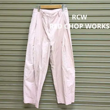 RCWRED CHOP WORKS 커브 팬츠 여성용 M 핑크