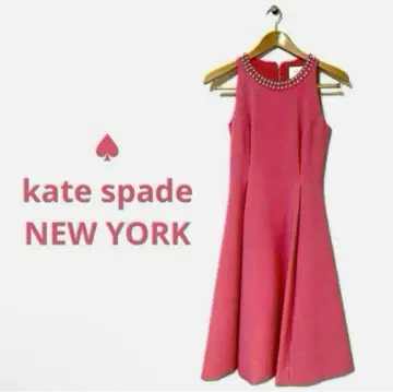 Kate Spade 핑크 드레스 비쥬 장식 0 사이즈