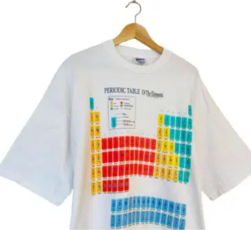 주기율표 Periodic Table of Elements 티셔츠 2XL
