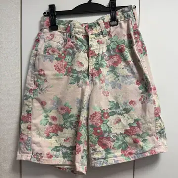 구제 의류 꽃무늬 데님