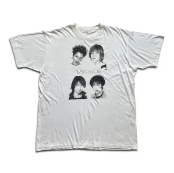.90s L'arc L'arc 밴드 티셔츠 빈티지 싱글 L