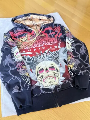 Christian Audigier 크리스천 오디지에 후드티 L