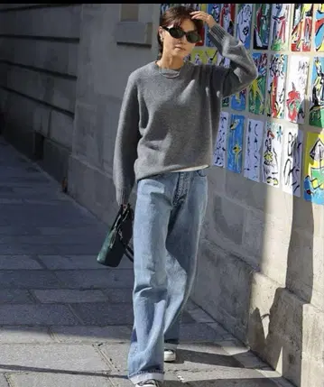 완판템 지프소피아 루즈핏 데님 34