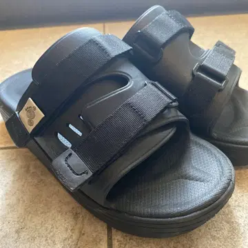 SUICOK 샌들 통굽 블랙 검정 22cm