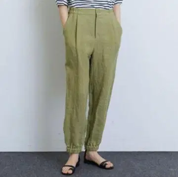 새상품급 로와질 LOISIR 그런지 린넨 조거 팬츠 조거 팬츠 F