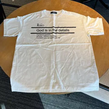 RERACS 티셔츠 God is in the details