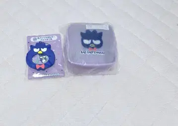 하피단부이 당첨 복권 캔뱃지 & 홀더 메쉬 파우치 배드마츠마루