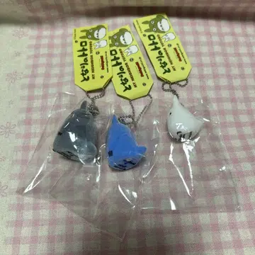 이웃집 토토로 플로킹 키체인 토토로 3개 세트