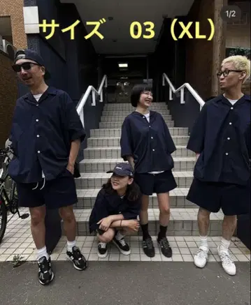 Acy for WAKE B 셔츠 네이비 셔츠만
