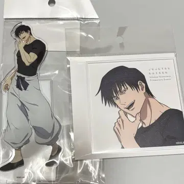 주술회전 TSUTAYA 후쿠로쿠 진 아크릴 스탠드 코스터