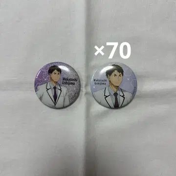 하이큐 우시지마 와카토시 날씨 캔뱃지