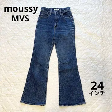 MOUSSY 마우지 데님 MVS 플레어 부츠 컷 24인치