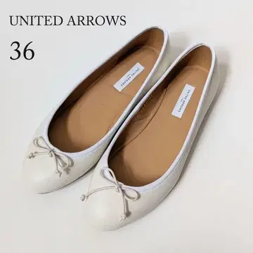 유나이티드 애로우즈 UNITED ARROWS 화이트 발레 슈즈