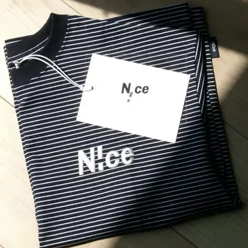 N!ce 보더 티셔츠